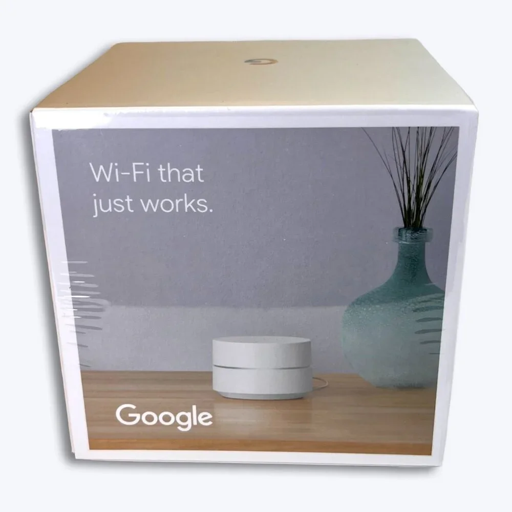 Google WiFi Point AC1200 2.4 GHz Router GA02430-US Wi-Fi Snow White Sealed NEW